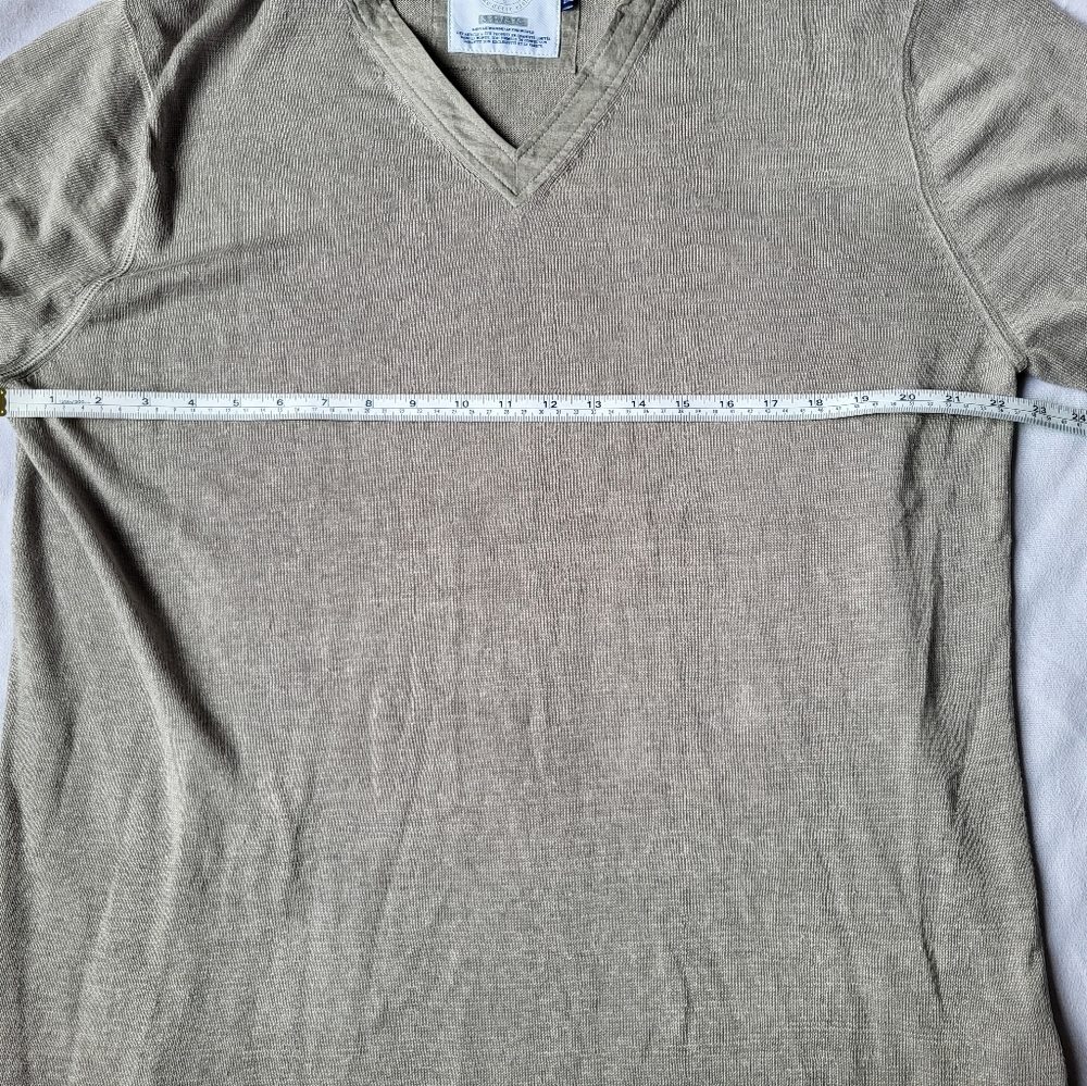 Limited Edition Esales Paris 100% Linen V Neck  Sweater Size 2XL #344 Out Of 375 - Picture 7 of 11